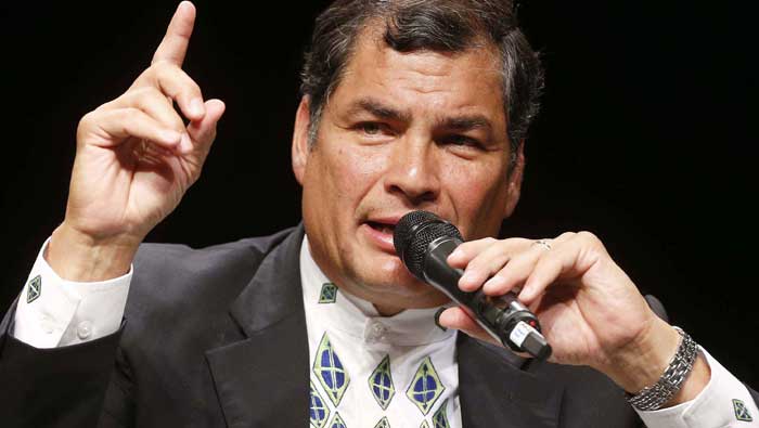 Organizadores del foro aseguran que la visita de Correa se debe al éxito en económico y social que se ha conseguido en Ecuador producto de su gestión presidencial (Archivo)