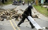 Cifras oficiales indican que hasta ahora hay dos muertos y cinco campesinos heridos en el paro nacional colombiano. (Foto: Archivo)