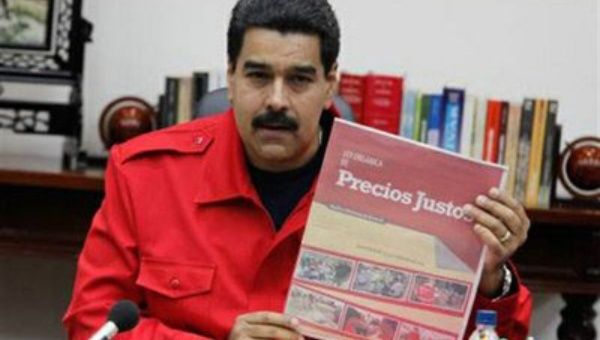 Presidente Nicolás Maduro promulgó la Ley Orgánica de Precios Justos (Foto; Archivo)