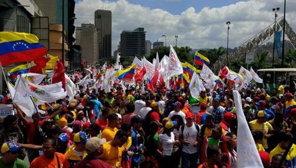 Los venezolanos lo gritan: Somos gente de paz. (Foto: Vía Twitter) 