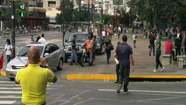 En Altamira se ha visto afectado el tráfico por barricadas. (Foto: @teogriffintlsur)