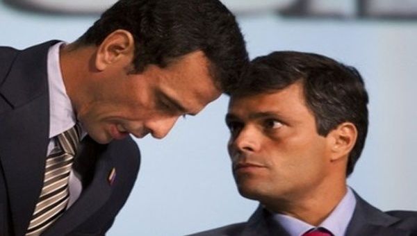 Henrique Capriles está vinculado al dirigente de Voluntad Popular, Leopoldo López, quien esta privado de libertad por promover hechos violentos en Venezuela. (Foto: Archivo)