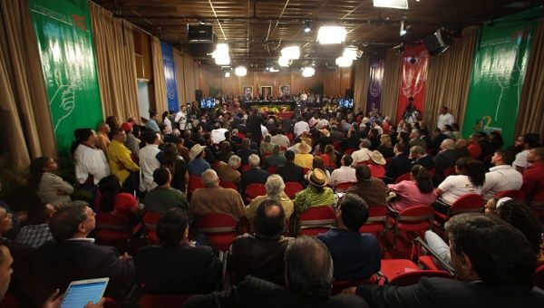 La Conferencia de Paz se celebró en el Palacio de Miraflores, sede del Gobierno nacional (Foto: Presidencia)