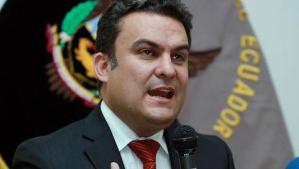 Ministro de Interior ecuatoriano, José Serrano, destacó la política antidrogas de su país (Foto: Archivo)