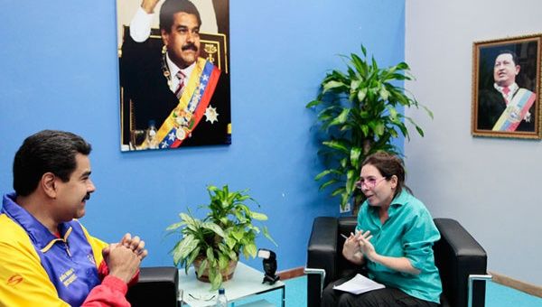 Maduro concedió una entrevista al diario brasilero Folha de Sao (Foto: Minci)