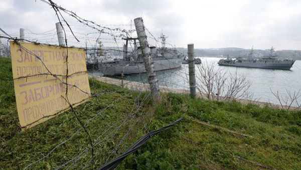 Flota ucraniana del mar Negro deberá retirarse del puerto de Sebastopol (Foto: Ria Novosti)