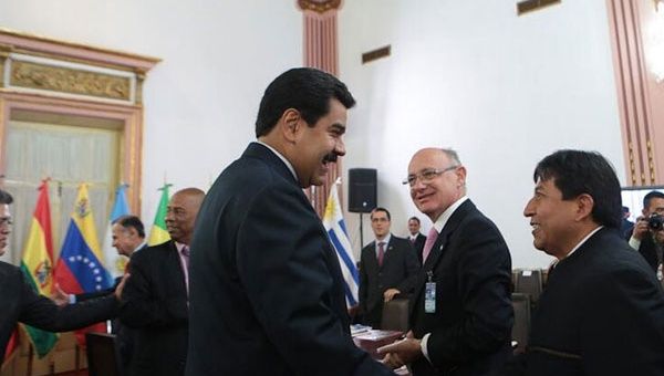 Ministros de Exteriores se reunieron con el presidente venezolano, Nicolás Maduro (Foto: Archivo)