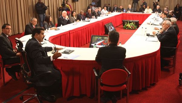 El presidente Maduro estuvo acompañado por parte de su Gabinete Ejecutivo (Foto: AVN)