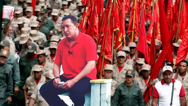 Los revolucionarios recordaron al Comandante Hugo Chávez. (Foto: AVN)