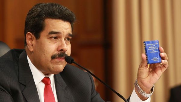Presidente Maduro exigió el respeto absoluto de la Constitución Nacional (Foto: AVN)