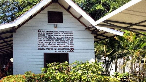 La casa natal de García Márquez en Aracataca (municipio del Caribe colombiano) se convirtió en un museo. (Foto: BBC)