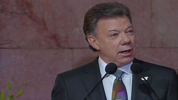 Para el presidente colombiano, Juan Manuel Santos, el Gabo se mantendrá vivo en la esperanza del pueblo latinoamericano (Foto: teleSUR) 