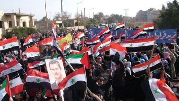 Siria continúa manifestando su rechazo contra la injerencia extranjera. (Foto: globedia.com)