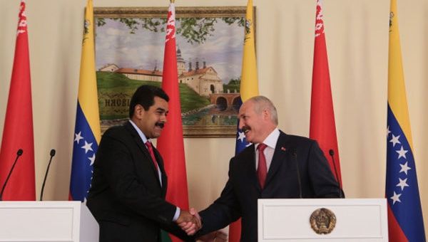 Presidente Nicolás Maduro y Alexandr Lukashenko han potenciados las relaciones de cooperación (Foto: Archivo)