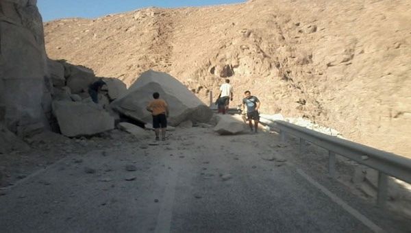 Continúan los deslizamientos en la ciudad de Arica. (Foto: Soy Chile)