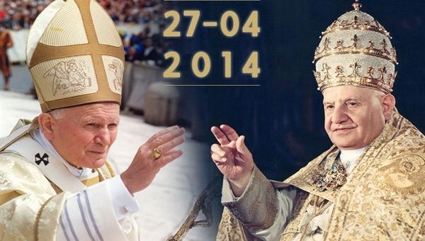 Por primera vez en la historia, dos pontífices serán canonizados en forma simultánea. (Foto: vatican.va)