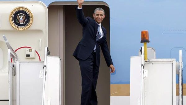 Obama llegó a Malasia procedente de Surcorea, en el marco de una gira por Asia (Foto: EFE)