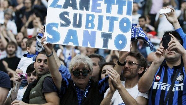 FOTOS: Así fue la despedida de Zanetti, el jugador con mayor cantidad de partidos 