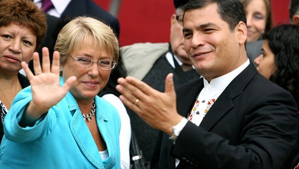 Los mandatarios de Ecuador y Chile dialogarán sobre temas de interes para ambas naciones. (Foto: EFE)