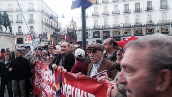 En Fotos: Marcha de la Dignidad tomó las calles de Madrid