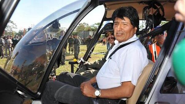 El acto estuvo encabezado por el presidente boliviano, Evo Morales, el ministro de la presidencia, así como el alcalde de Santa Cruz. (Foto: @NBolivianas)