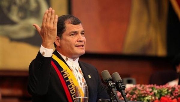 El presidente ecuatoriano Rafael Correa asistirá a la posesión de su homólogo de El Salvador. (Foto: ANDES)