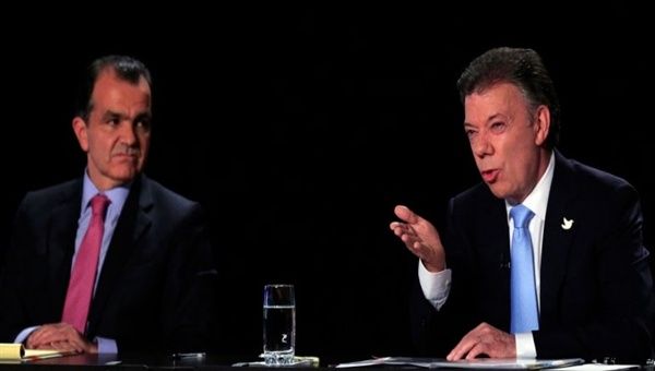 Santos y Zuluoaga se disputan en balotaje la presidencia de Colombia. (Foto: Reuters)