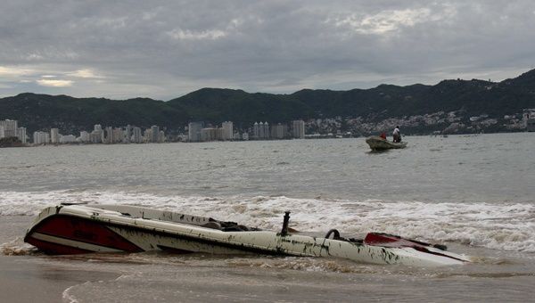 Fuertes vientos se presentaron en las costas de México. (Foto: EFE)