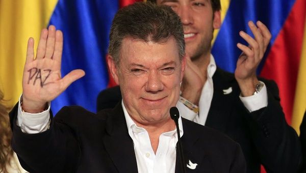Santos mantuvo la paz como núcleo de su campaña. (Foto: Reuters)