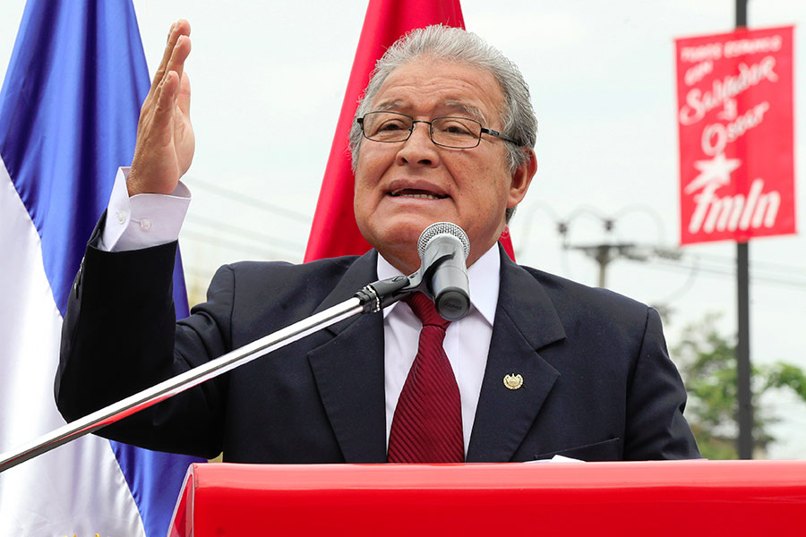 El presidente salvadoreño, Sánchez Cerén: 