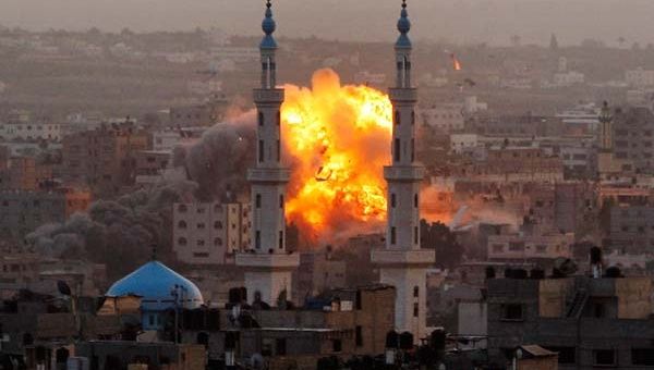 Este jueves Israel atacó a 110 "blancos" en Gaza (Foto:EFE)