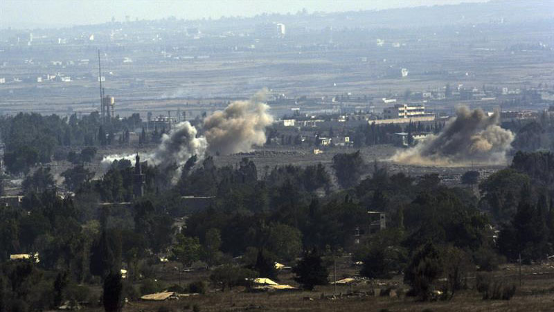El ejército de Siria se encuentra combatiendo a los rebeldes islamistas en el lado sirio de los Altos del Golán. (Foto: EFE)