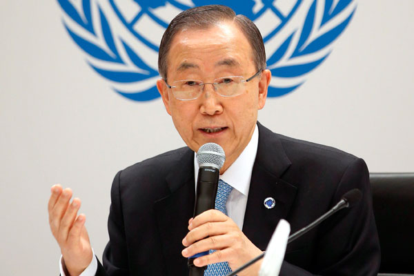 El secretario general de la ONU, Ban Ki-moon, pidió a la comunidad internacional que permitan hacer su trabajo al diplomático Staffan de Mistura. (Foto: Archivo)