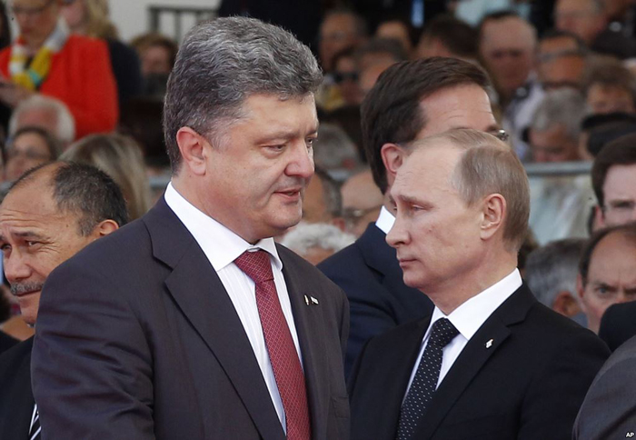 Putin y Poroshenko conversaron por la paz definitiva en Ucrania. (Foto: Reuters)
