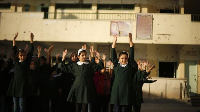 Niños de Gaza regresaron a sus colegios tras 50 días de bombardeos. (Foto: Reuters)