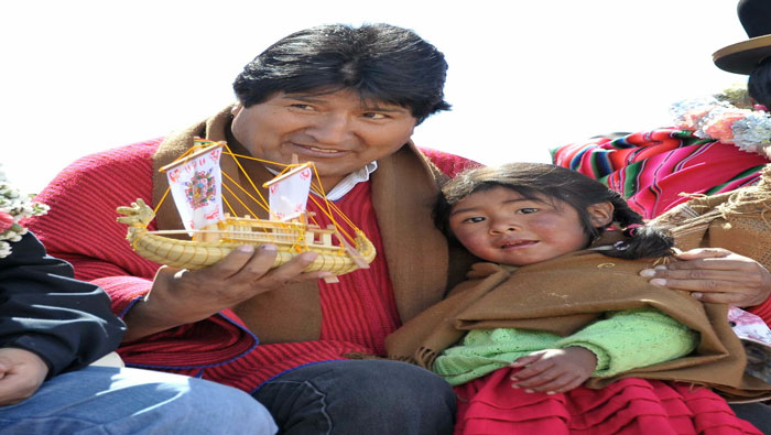 El dignatario boliviano seguirá apostando por el desarrollo de las comunidades indígenas. (EFE)
