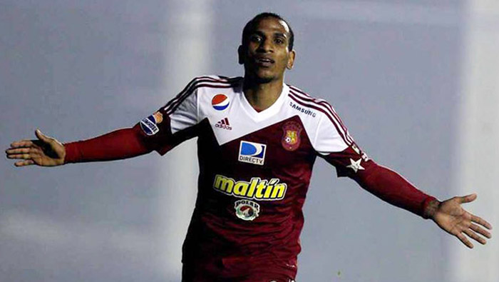 El gol de Otero llegó para darle vida al Caracas FC en el minuto 90. (Foto: AFP)