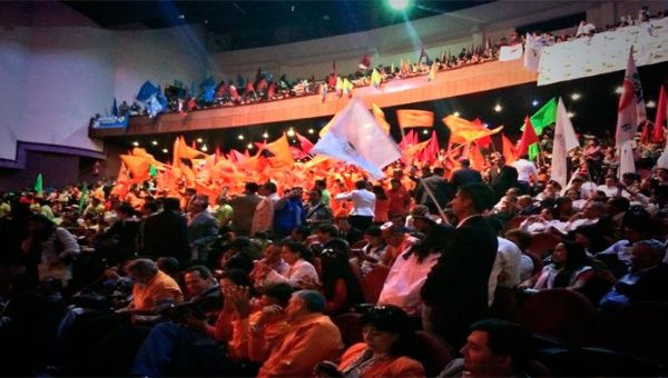 Organizaciones políticas reafirman su apoyo al proceso revolucionario que impulsa el gobierno de Ecuador. (Foto: @MashiRoberto)