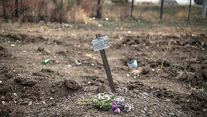Cuatro fosas comunes con civiles fueron encontradas en Donetsk (Foto: Reuters)