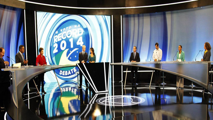 El debate entre los candidatos presidenciales consta de tres bloques (Foto: O Globo)
