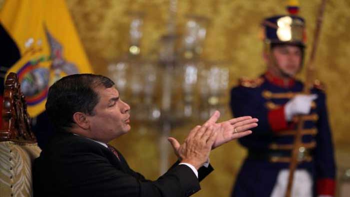 El jefe de Estado ecuatoriano señala la existencia de grupos subversivos minoritarios dentro de los cuerpos de seguridad del Estado (presidencia.gob.ec)