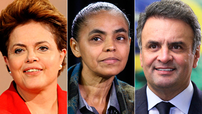 Se prevé que haya una segunda vuelta, donde se enfrentarán Dilma Rousseff y Marina Silva. (Foto: Archivo)