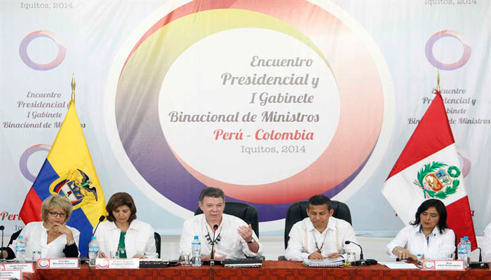 Santos y Humala revisaron proyectos de cooperación (Foto:EFE)
