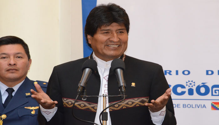 El presidente boliviano recibió respaldo de los movimientos chilenos (Foto:ABI)
