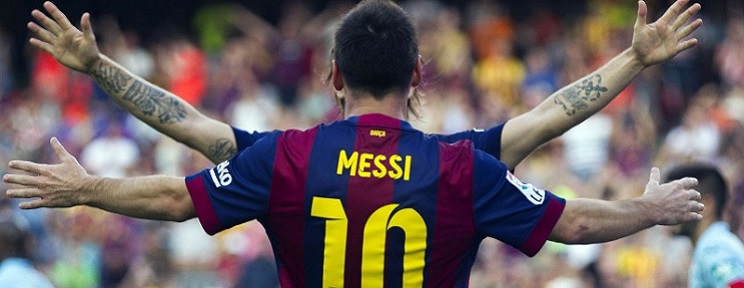 Messi marcó el gol de la victoria. (Foto: télam)