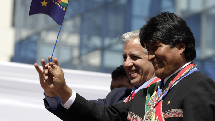 La dupla Evo Morales-Álvaro García Linera  pondrá fin su campaña electoral en El Alto, departamento de La Paz. . (Foto: Reuters)