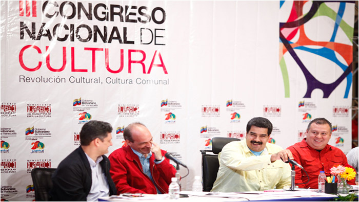 El Presidente Nicolás Maduro hizo acto de presencia en la clausura del Tercer Congreso Nacional de Cultura (MinCultura)