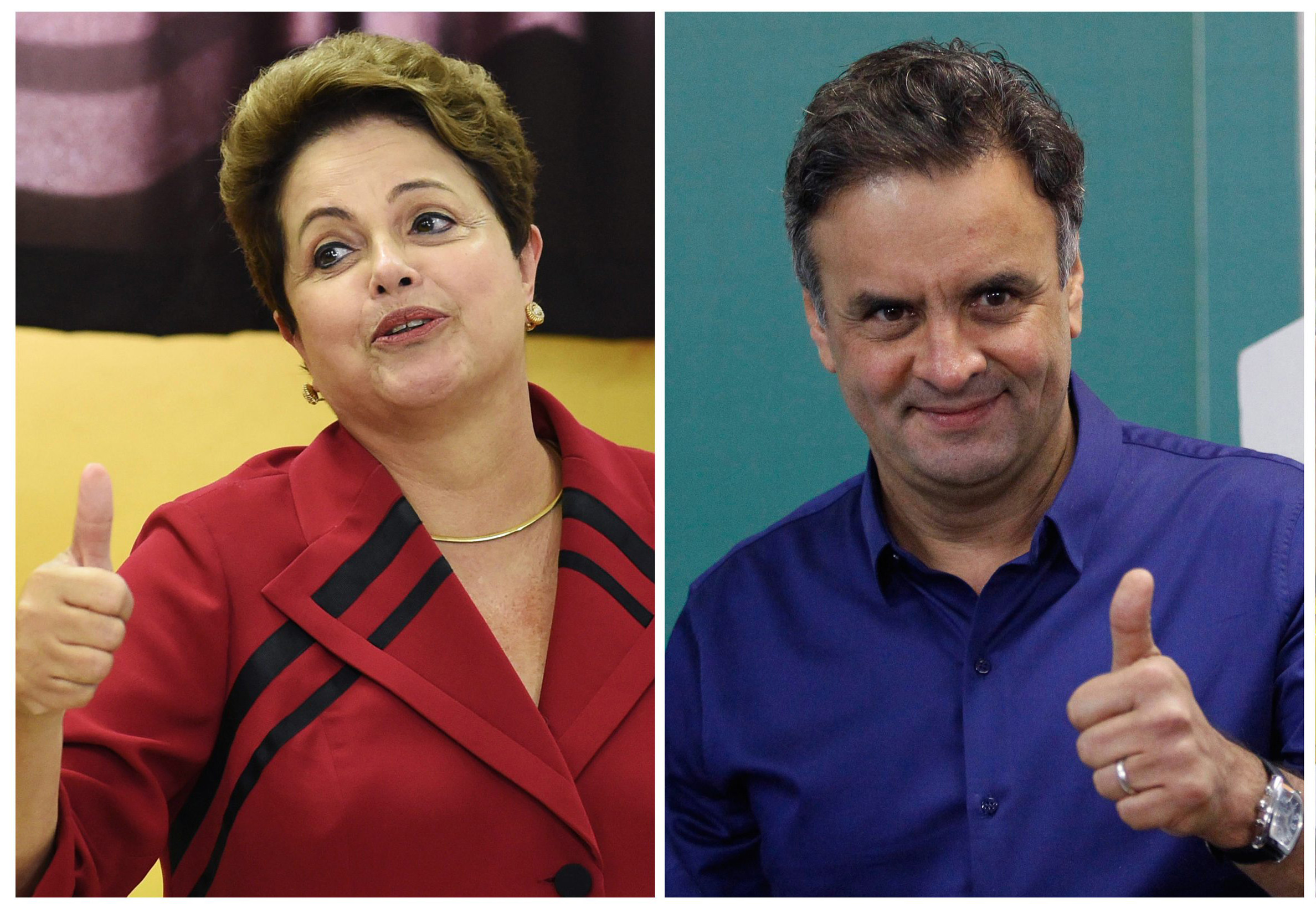 El balotaje sería entre Rousseff y Neves. (Foto: teleSUR)