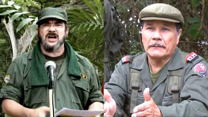 En la reunión pudieron estar presentes los líderes de las FARC, Timoshenko y del ELN, Gabino. (Foto: Composición teleSUR)