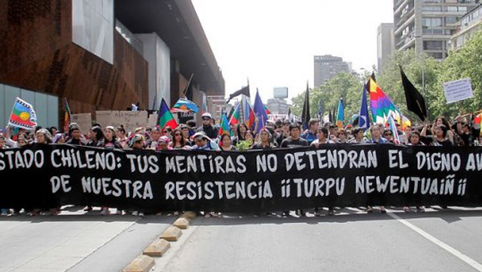 Marcha de la resistencia Mapuche